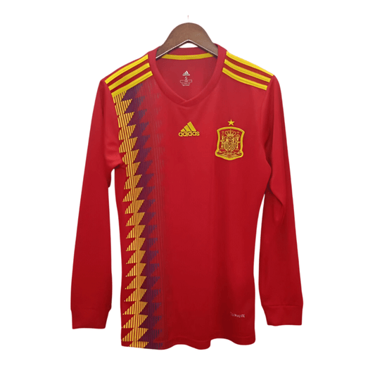 España camiseta manga larga retro